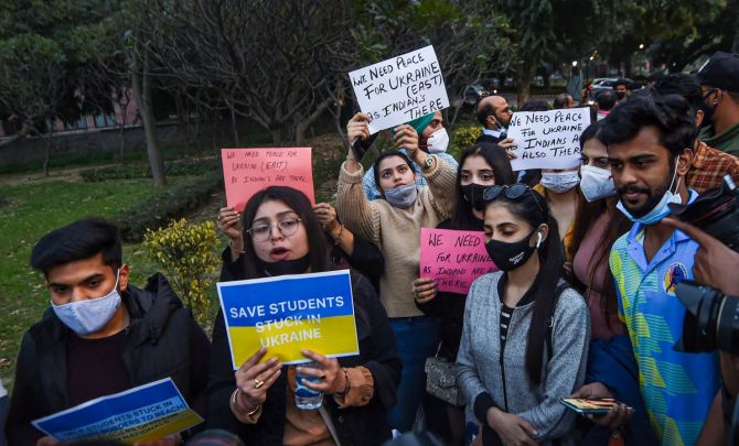 Nearly 16,000 Indian students stuck in Ukraine, most from Gujarat and  Kerala - Rediff.com India News