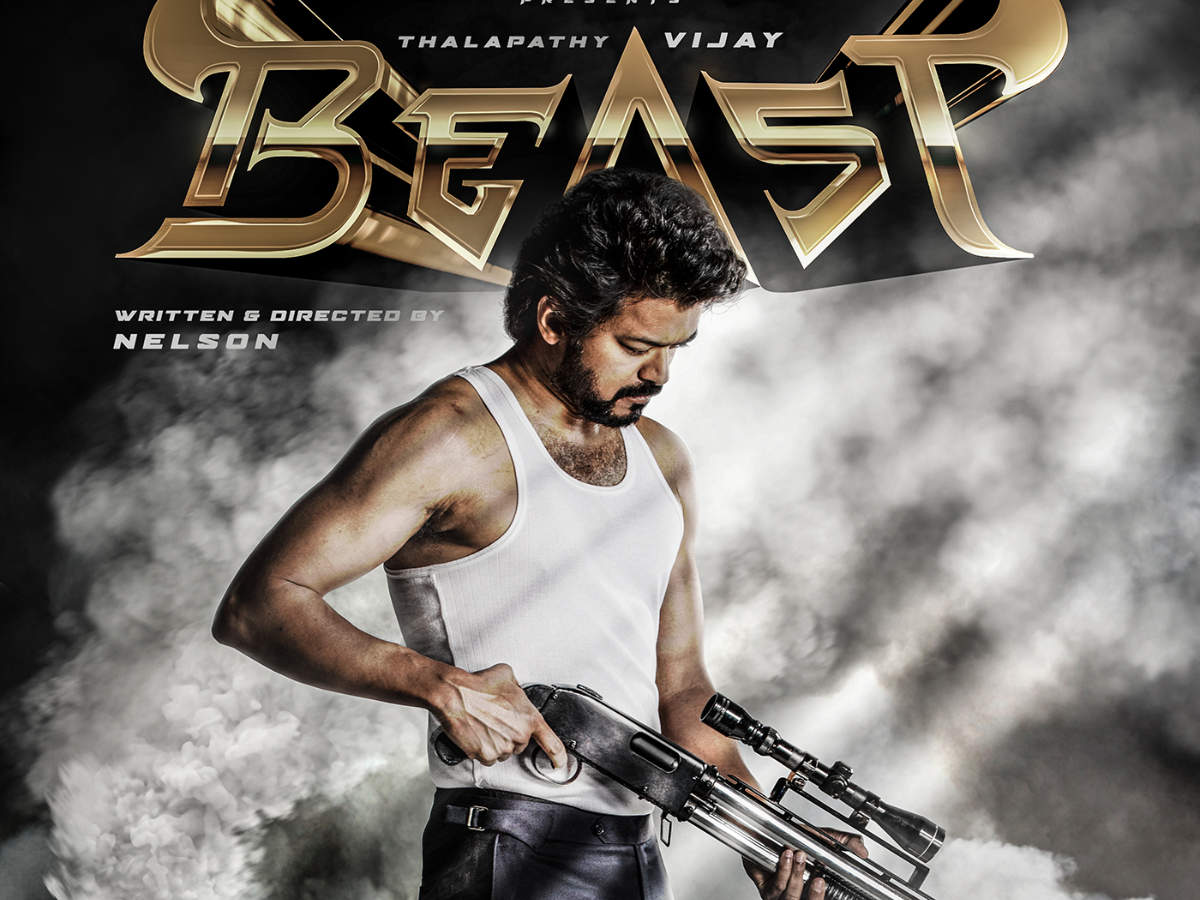 Thalapathy 65 first look / Vijay's 'Beast' poster: Vijay's film with Nelson  Dhilipkumar titled 'Beast'