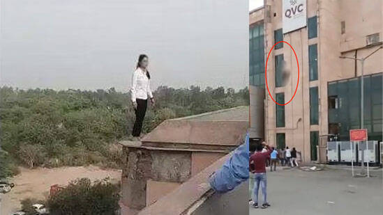 Woman jumps off top of metro station in suicide bid, CISF saves her life;  video goes viral - INDIA - GENERAL | Kerala Kaumudi Online