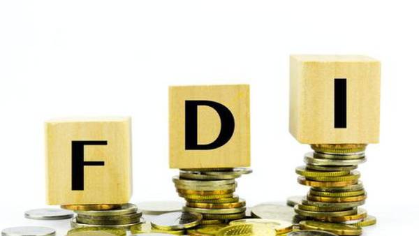 மொத்தத்தில் FDI விகிதம் 