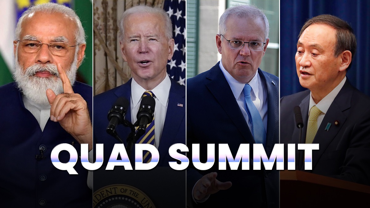 Quad summit updates PM Modi Joe Biden Scott Morrison Suga India vaccine  production latest news | India News – India TV