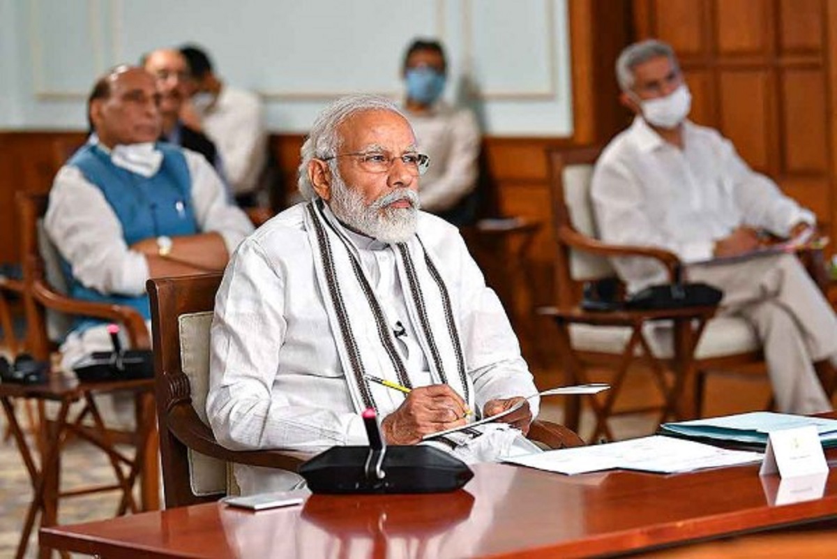 PM Modi chairs first in-person Union Cabinet meet in over a year | India  News – India TV