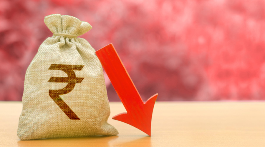 Currency - Rupee drops 9 paise to hit lifetime low of 79.90 against US  dollar - Telegraph India