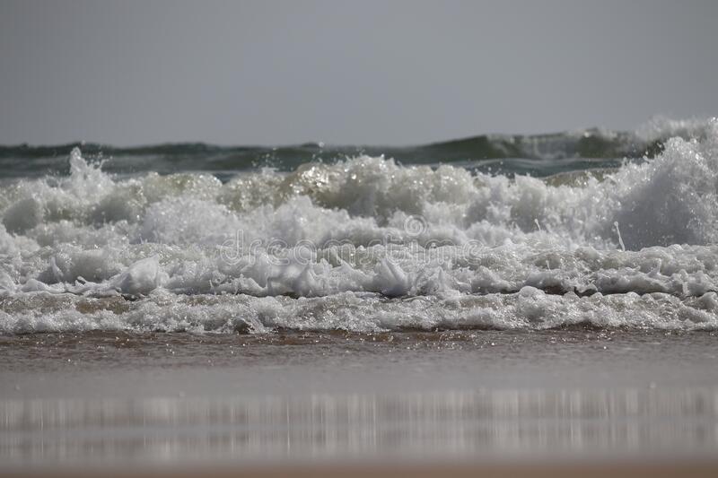 Close of Water Wave with Reflection on Marina Beach, Chennai, Beaches of  India Stock Image - Image of summer, sunshine: 172442089