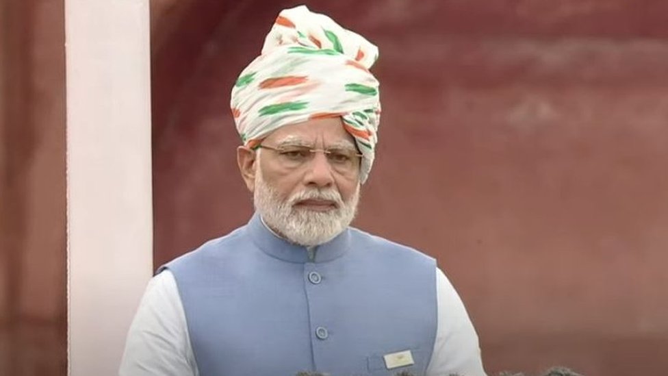 PM Modi hoisted flag on Independence day 2022