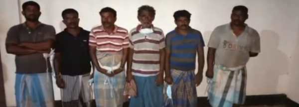  6 Tamilnadu fishers arrested by Sri Lankan Navy today 