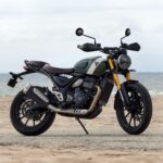 2023 Triumph Scrambler 400 X side view