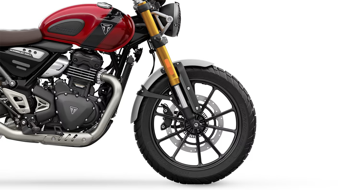 2023 triumph scrambler 400 x side