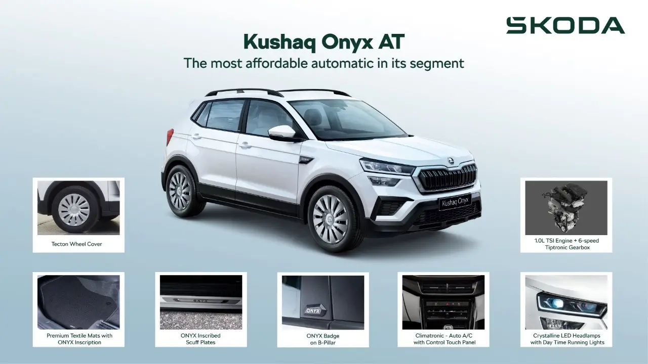 Skoda Kushaq Onyx automatic features