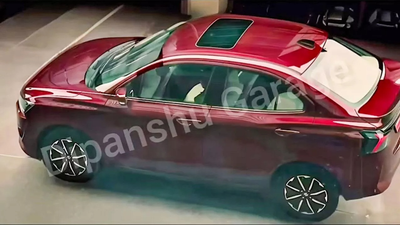 2024 maruti Suzuki dzire side view leaked