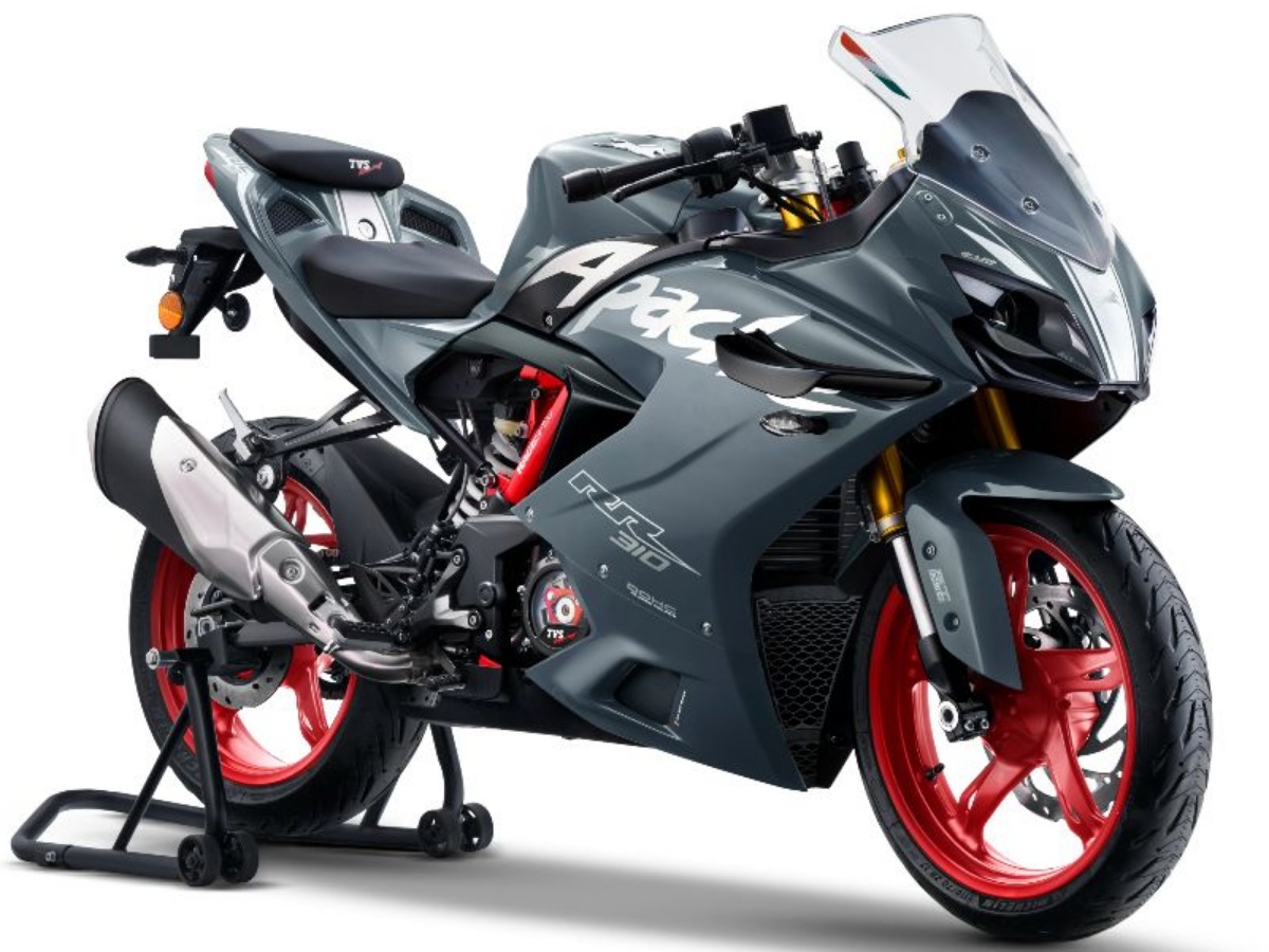 2024 tvs apache rr310 bomber grey