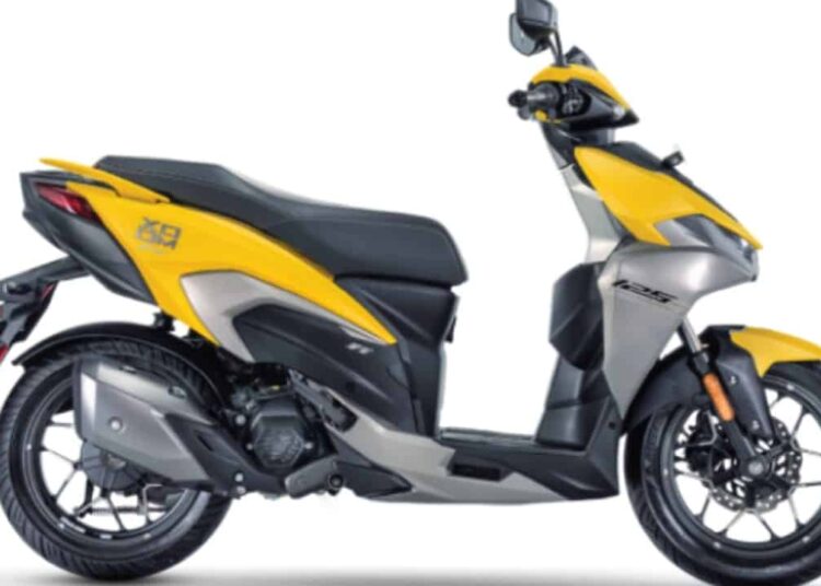 hero xoom 125 scooter lime yellow